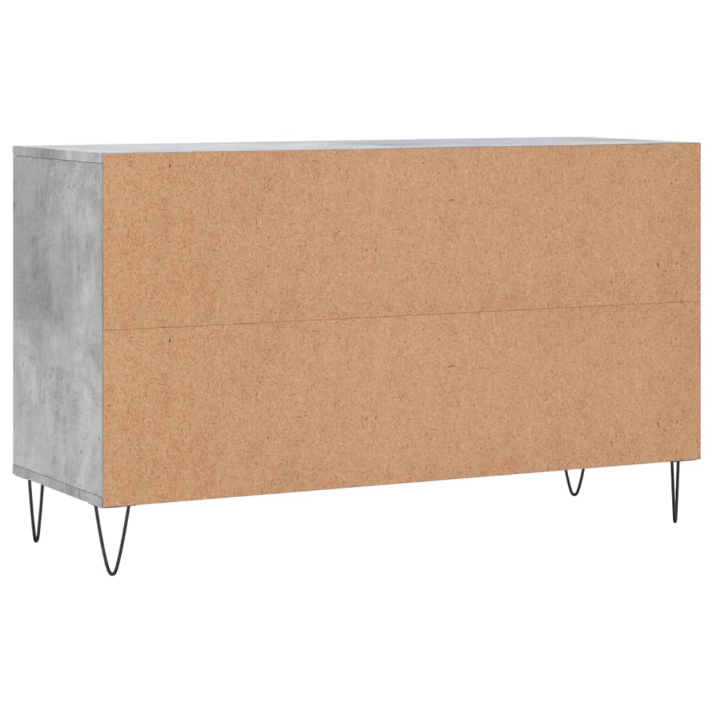 Apavu skapis, betona pelēks, 102x36x60cm, apstrādāta koksne