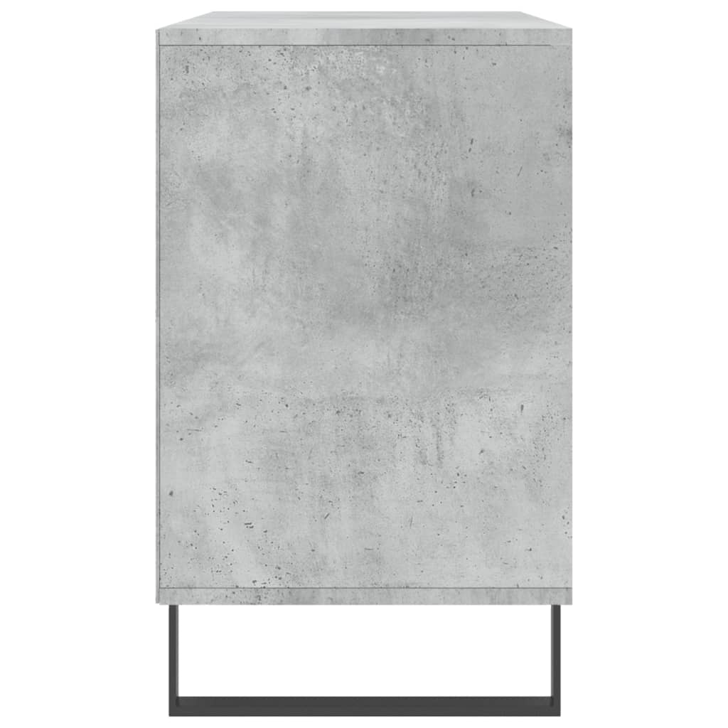 Spintelė batams, betono pilka, 102x36x60cm, apdirbta mediena