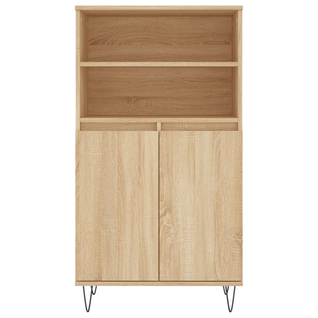 Chest of drawers, oak colour, 60x36x110cm, engineered wood