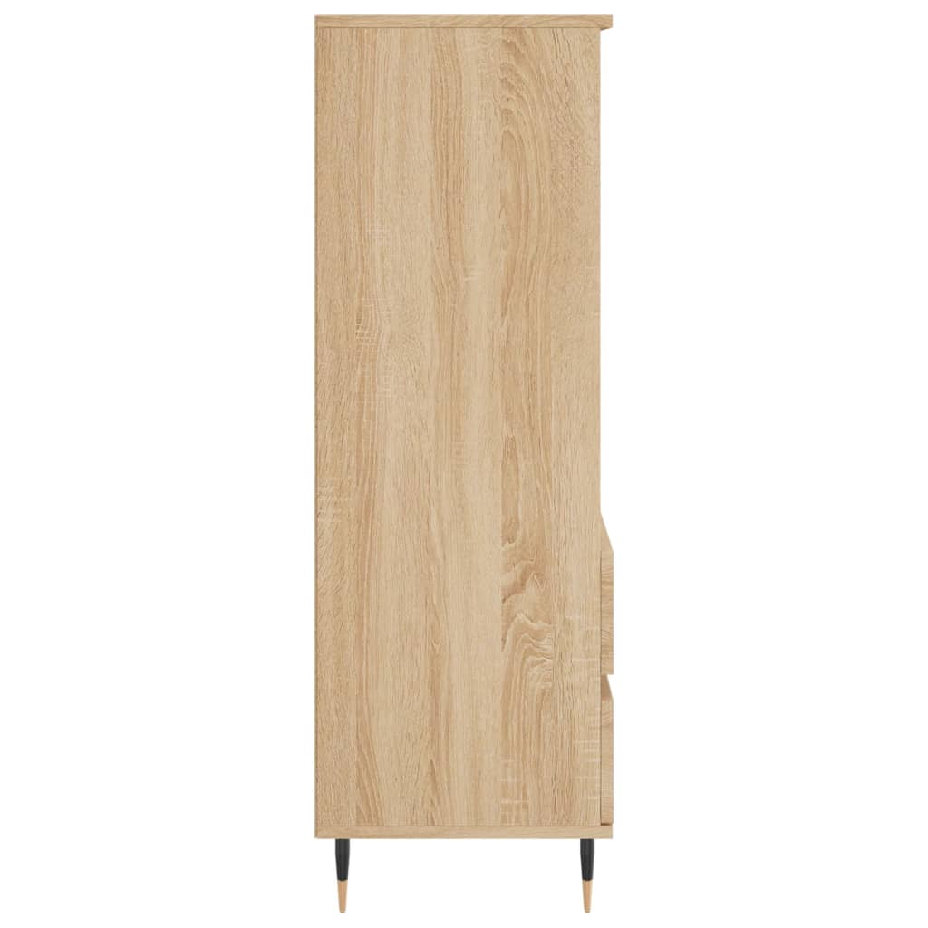 Kumode, ozolkoka krāsā, 40x36x110cm, apstrādāta koksne