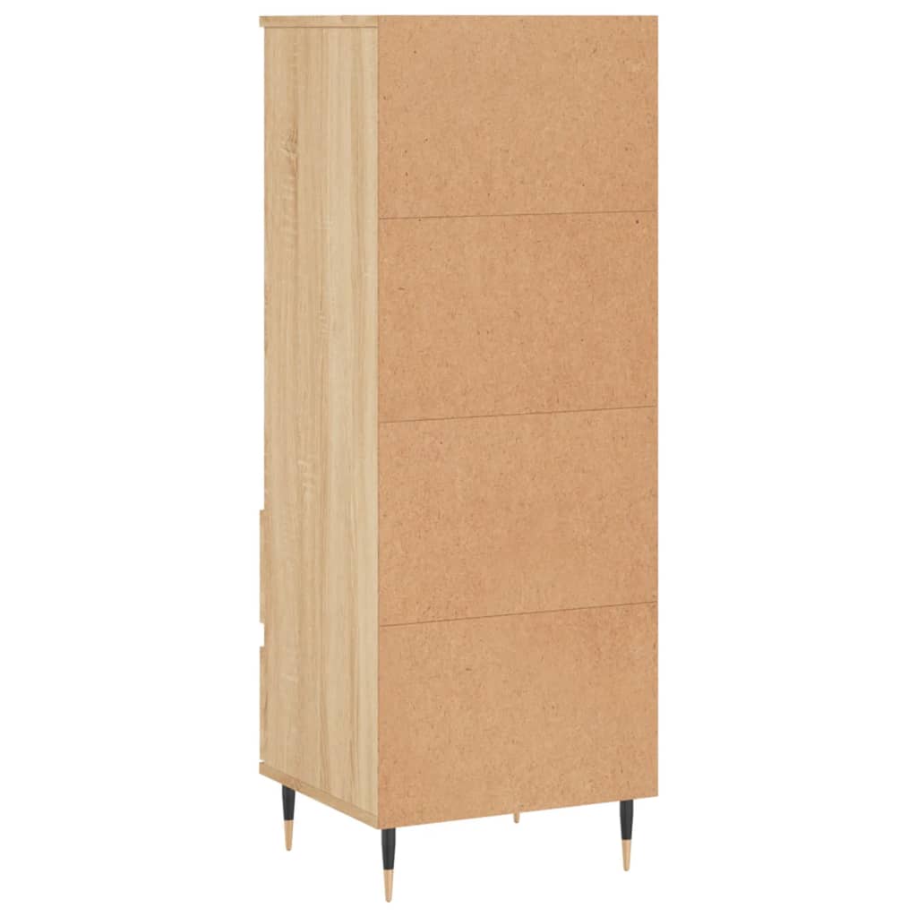 Kumode, ozolkoka krāsā, 40x36x110cm, apstrādāta koksne