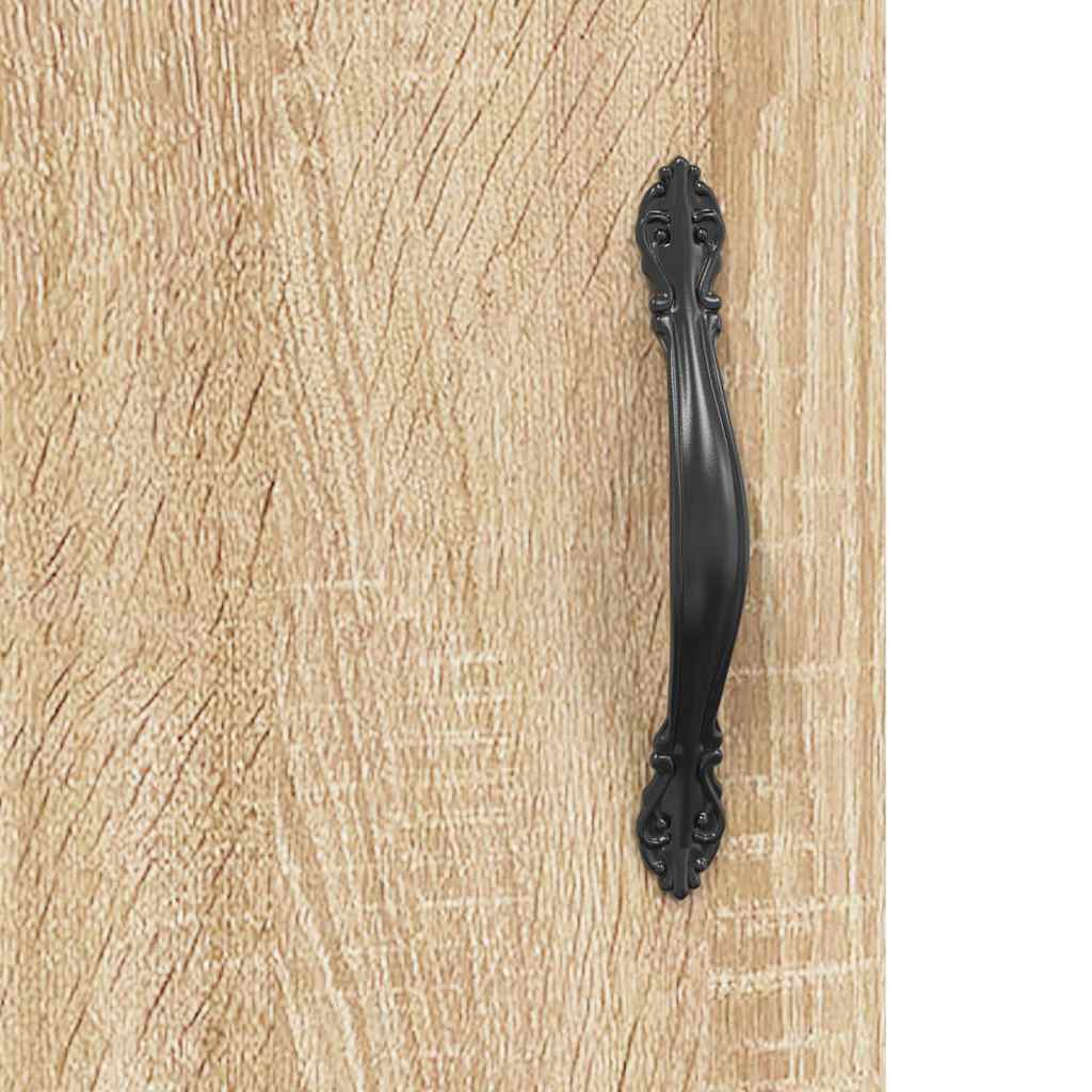 Wall-mounted cabinet, oak, 69.5x34x90cm, wood