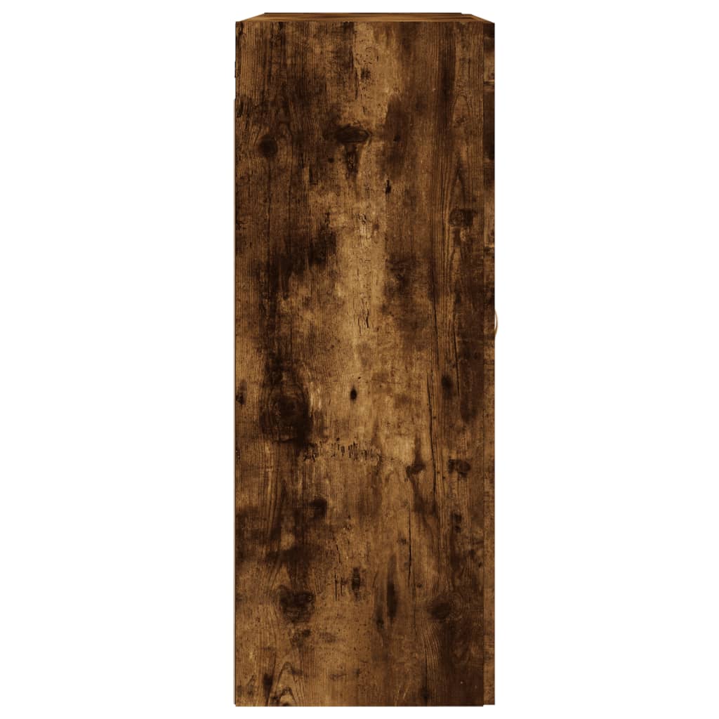 Wall-mounted cabinet, smoke, 69.5x34x90cm, wood