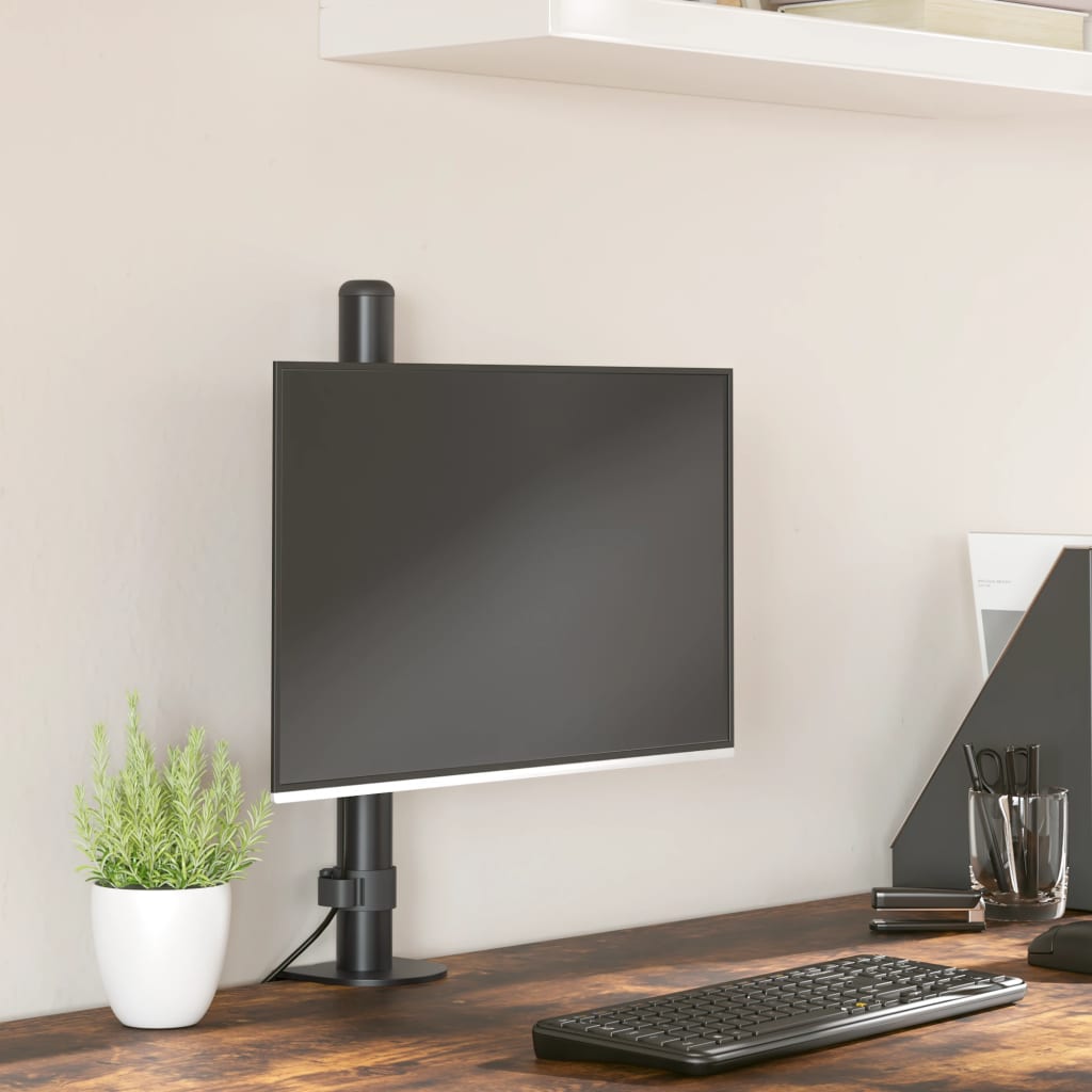 Monitor stand, black, steel, VESA 75/100mm