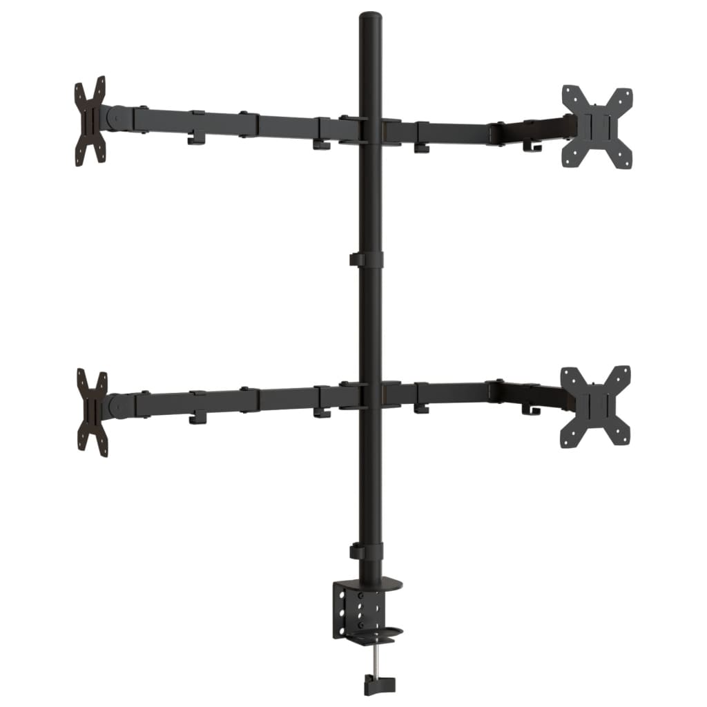 Monitora kronšteins, melnā krāsā, tērauds, VESA 75/100mm