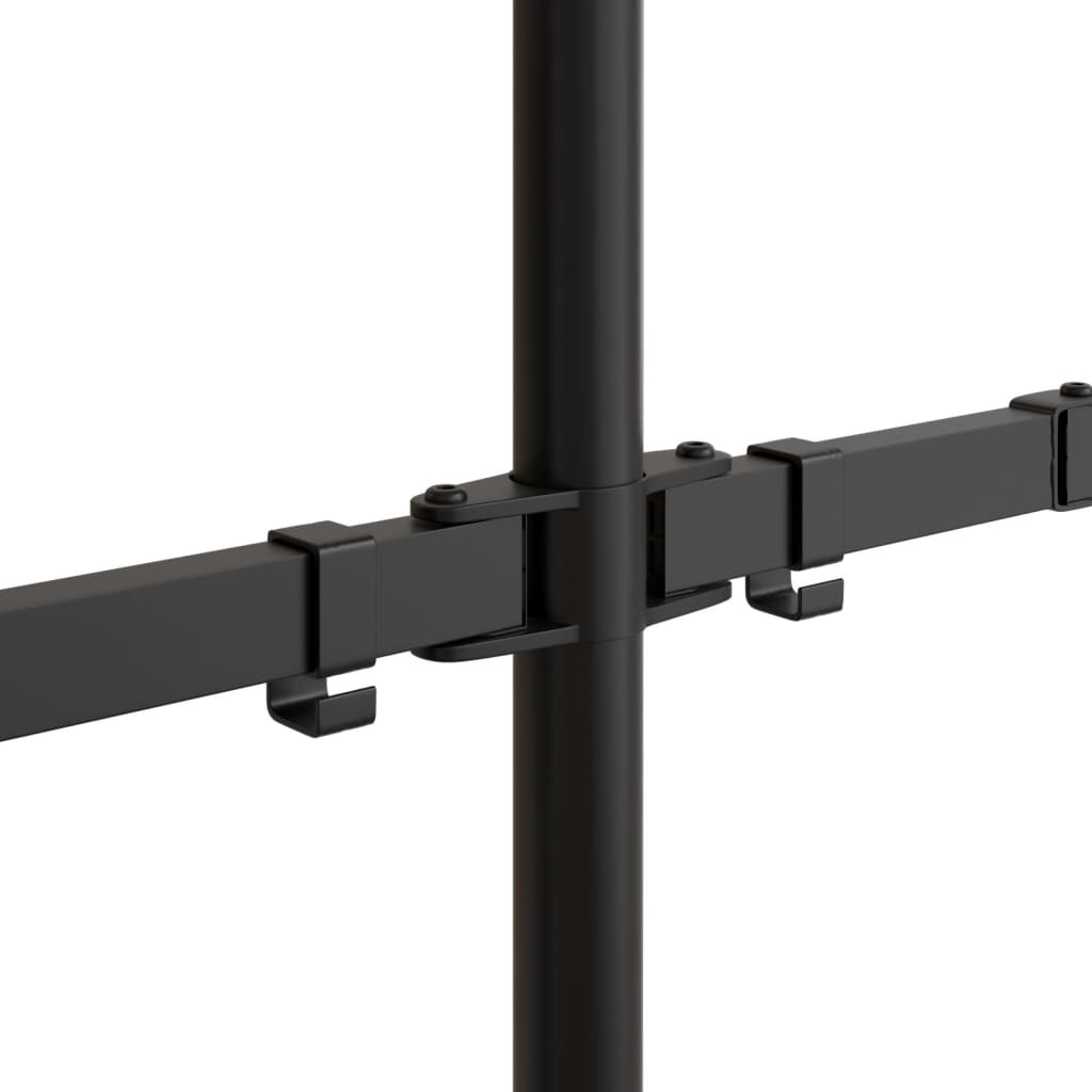 Monitora kronšteins, melnā krāsā, tērauds, VESA 75/100mm