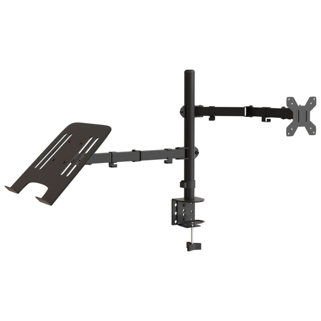 Monitor stand, black, steel, VESA 75/100mm
