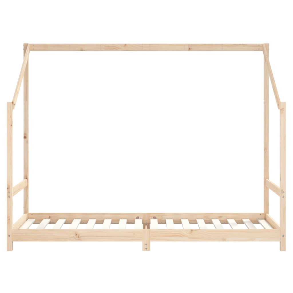 Children's bed frame, 2x(90x200)cm, solid pine