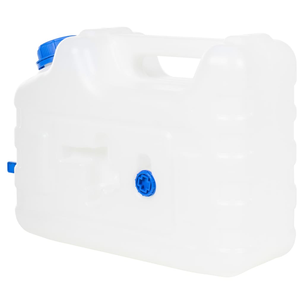 Vandens talpa su čiaupu, skaidri, 12l, plastikas