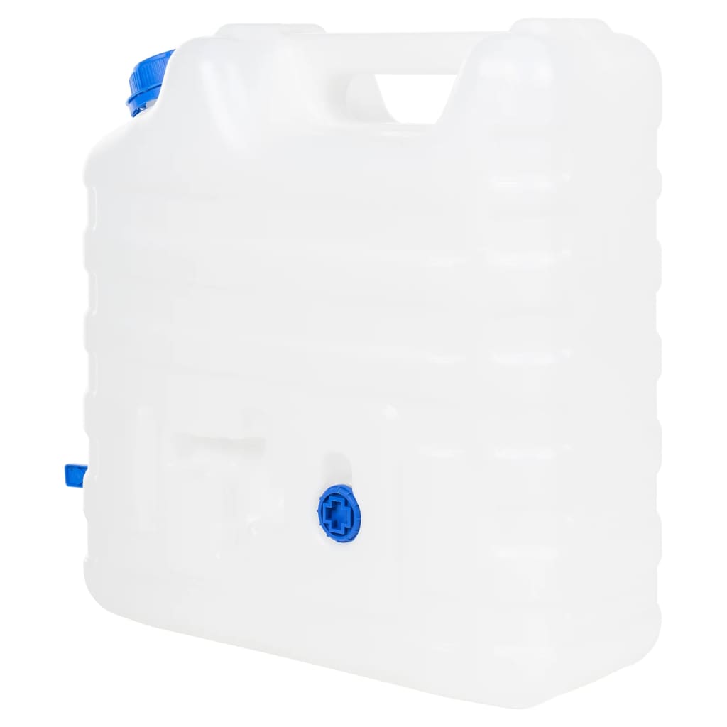 Vandens talpa su čiaupu, skaidri, 17l, plastikas