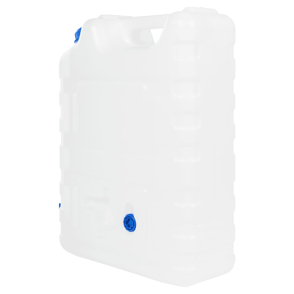 Vandens talpa su čiaupu, skaidri, 22l, plastikas