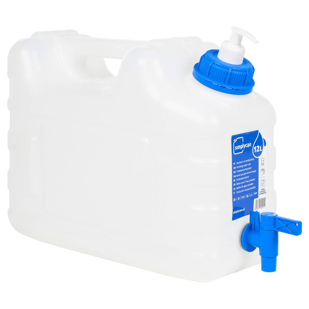 Vandens talpa su čiaupu ir muilo dozatoriumi, 12l, plastikas