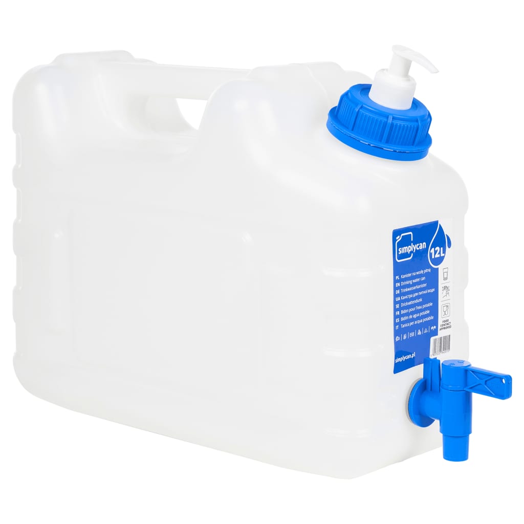 Vandens talpa su čiaupu ir muilo dozatoriumi, 12l, plastikas