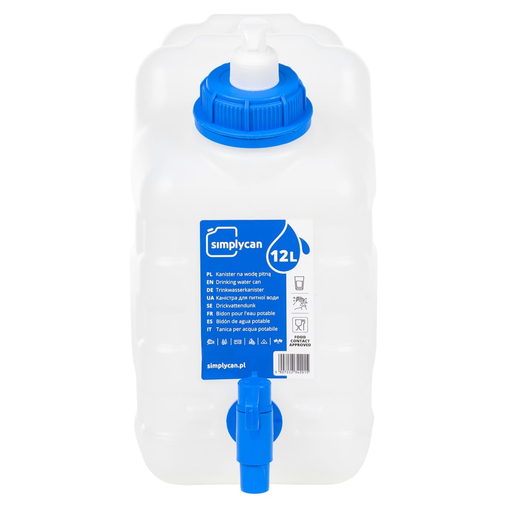 Vandens talpa su čiaupu ir muilo dozatoriumi, 12l, plastikas