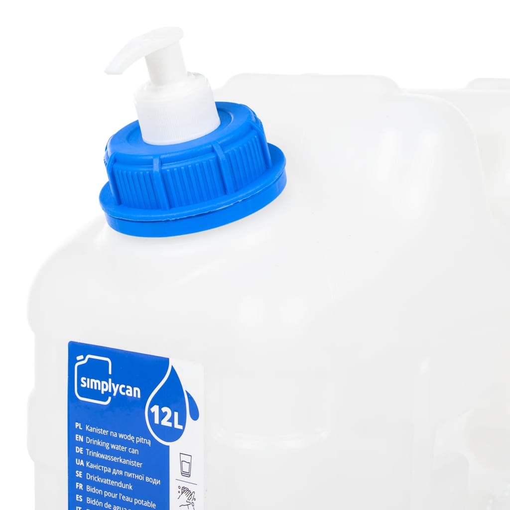 Vandens talpa su čiaupu ir muilo dozatoriumi, 12l, plastikas