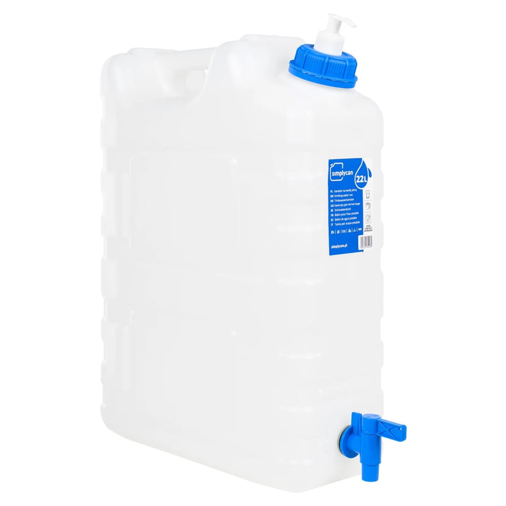 Vandens talpa su čiaupu ir muilo dozatoriumi, 22l, plastikas
