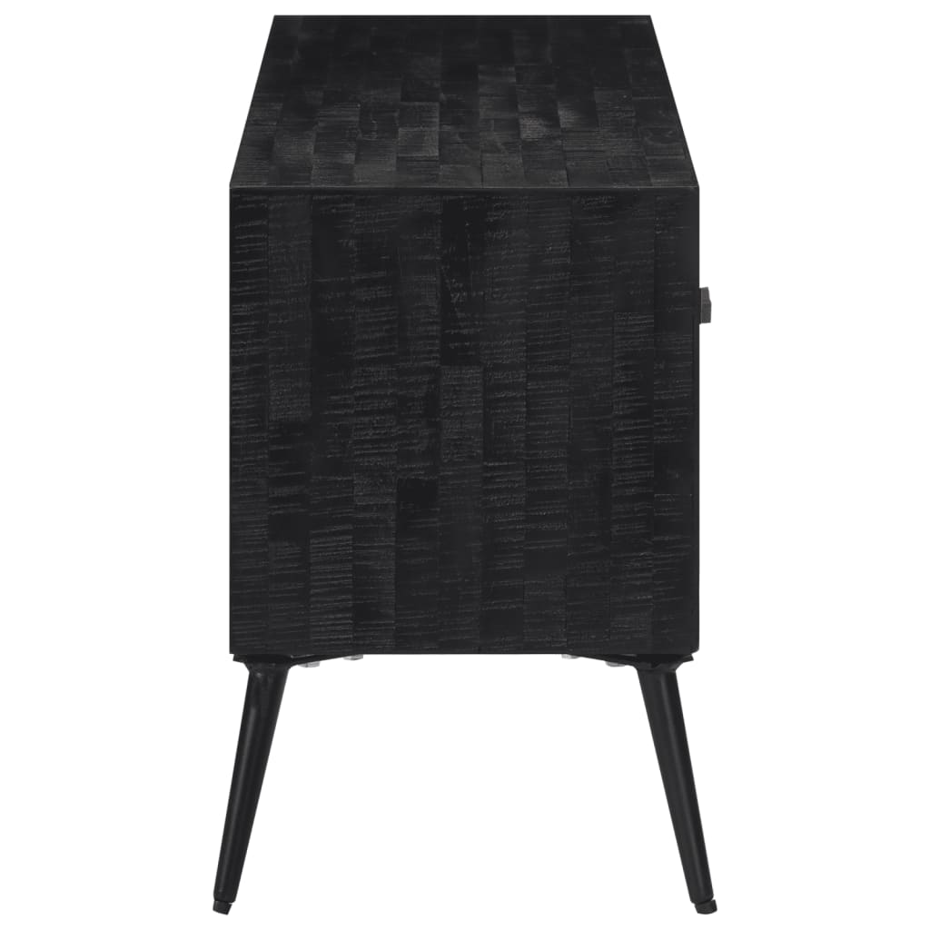 TV skapītis, 112x31x45cm, pārstrādāta tīkkoka masīvkoksne