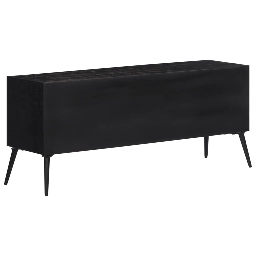 TV skapītis, 112x31x45cm, pārstrādāta tīkkoka masīvkoksne