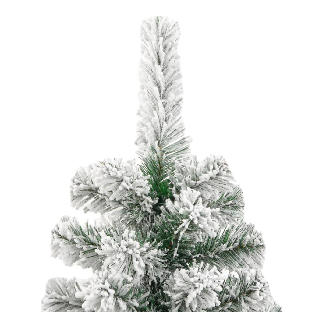 Dirbtinė eglutė FROST AURORA, su šarnyrinėmis šakomis, 210cm., dengta sniegu