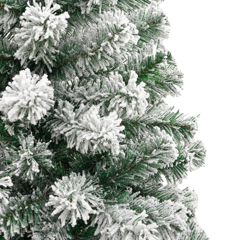 Dirbtinė eglutė FROST AURORA, su šarnyrinėmis šakomis, 210cm., dengta sniegu