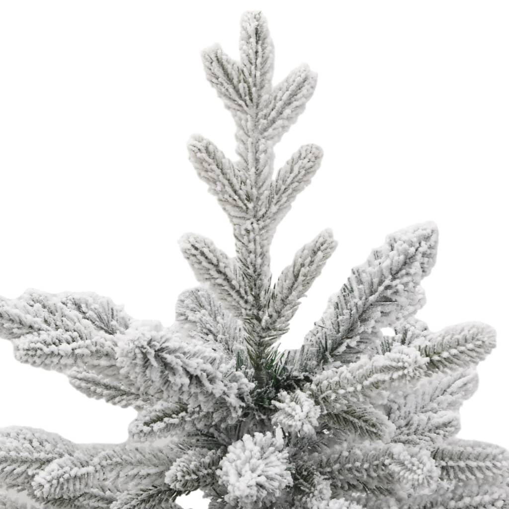 Artificial Christmas tree with hinged branches, 120cm, snow-flocked