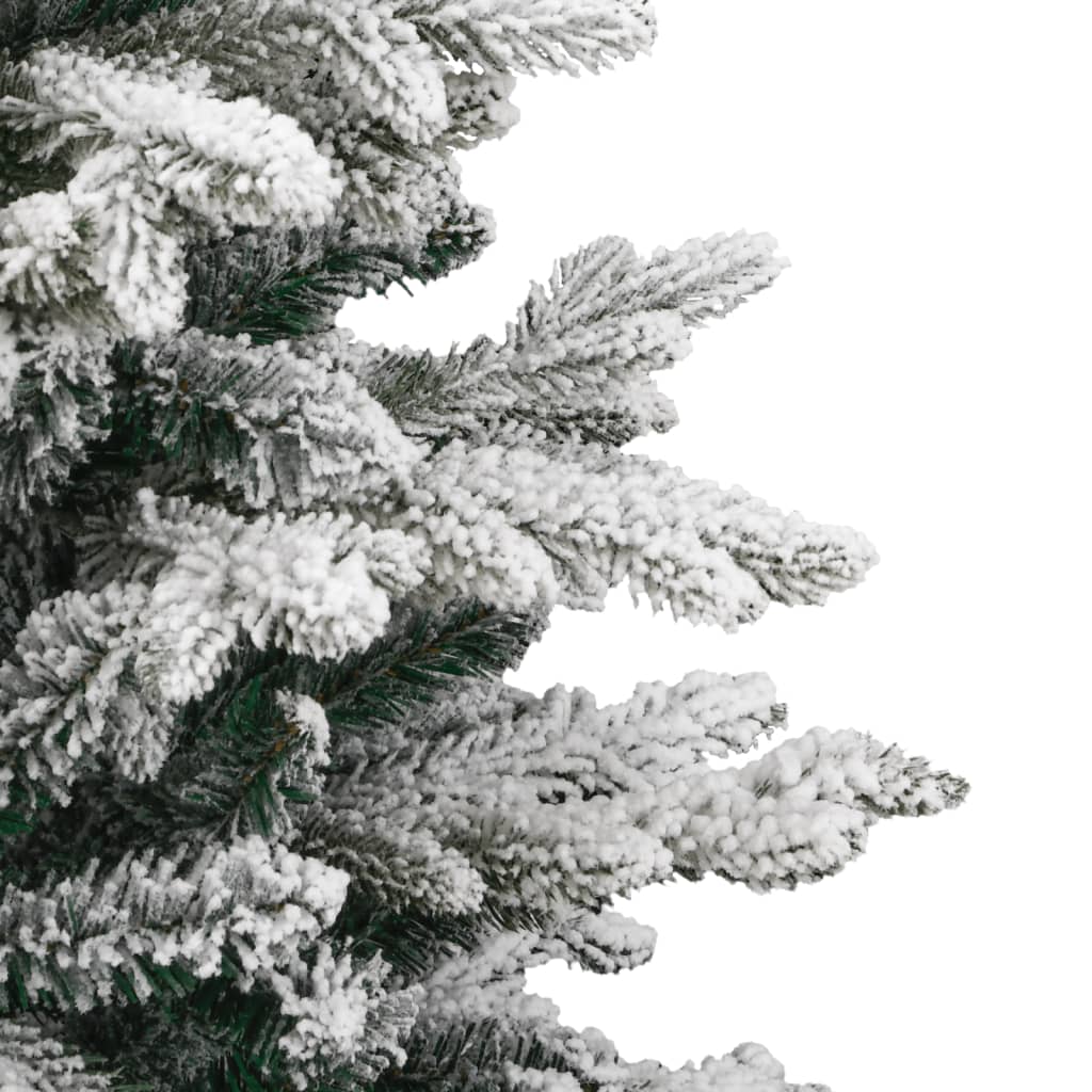 Artificial Christmas tree with hinged branches, 120cm, snow-flocked