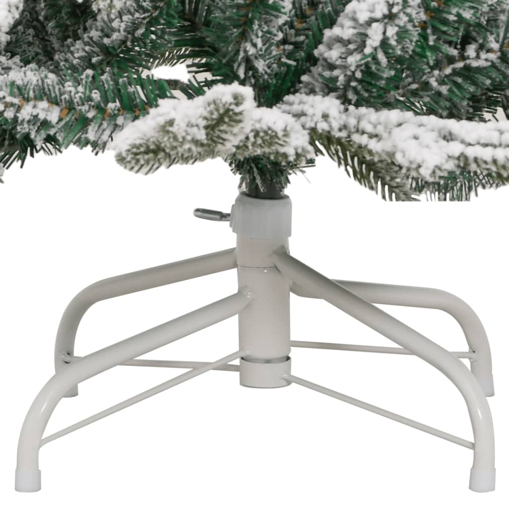Artificial Christmas tree with hinged branches, 120cm, snow-flocked