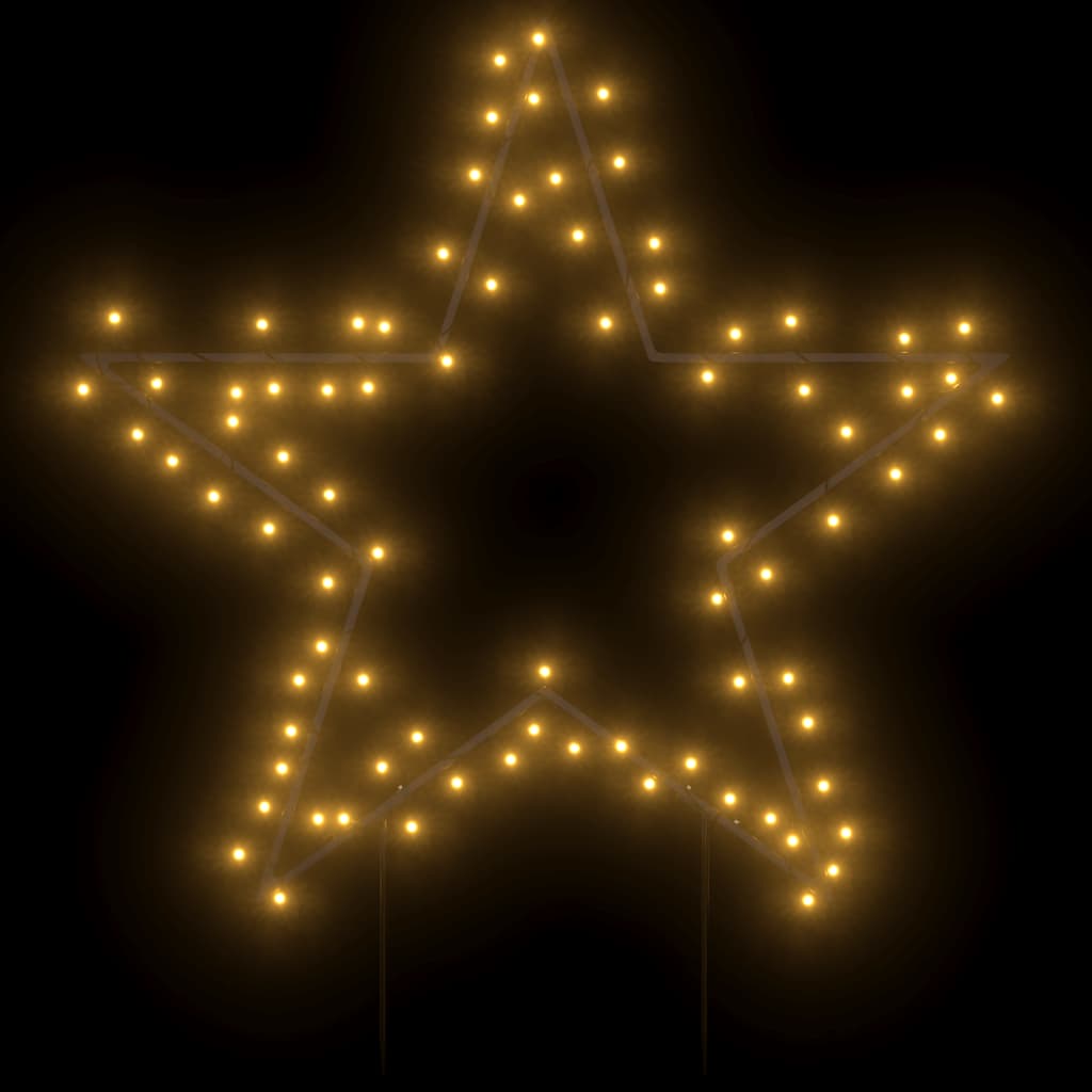 Christmas star light decoration, 80LED, 60cm