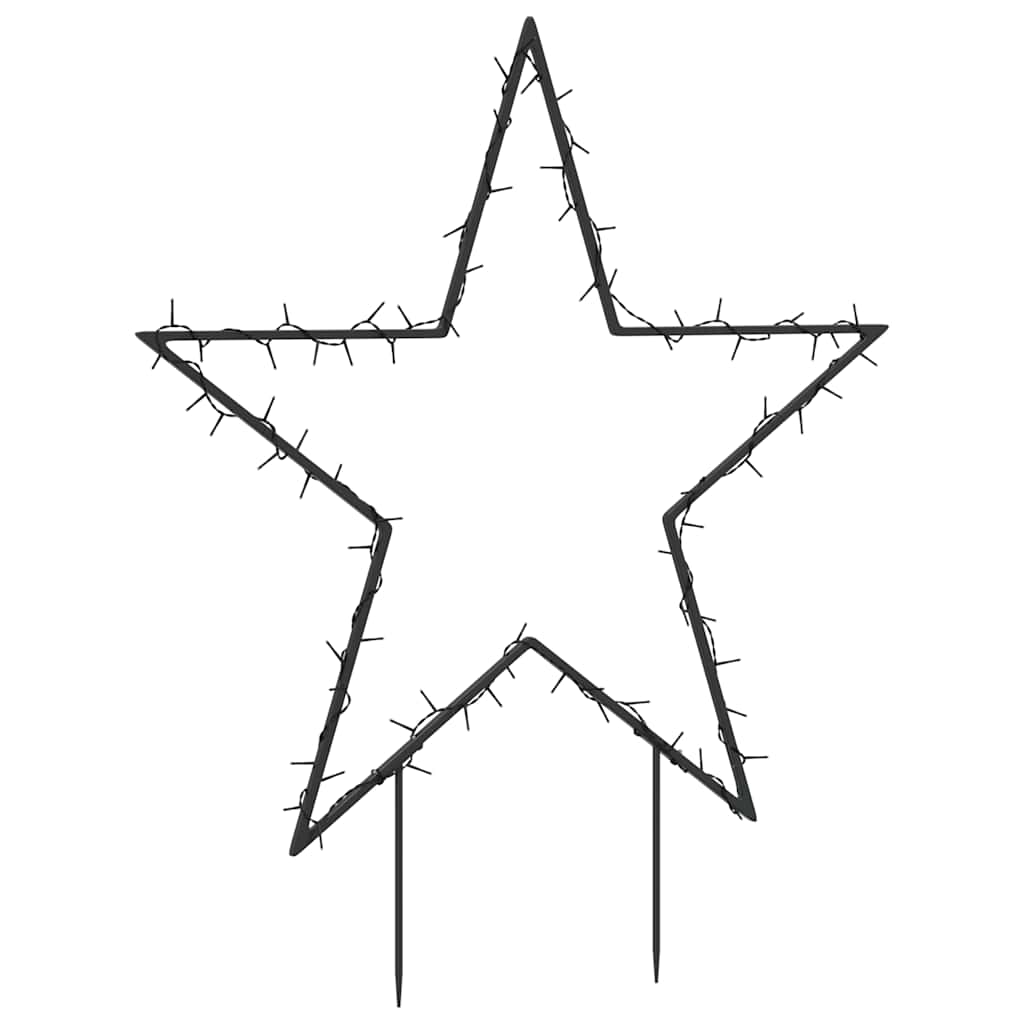 Christmas star light decoration, 80LED, 60cm