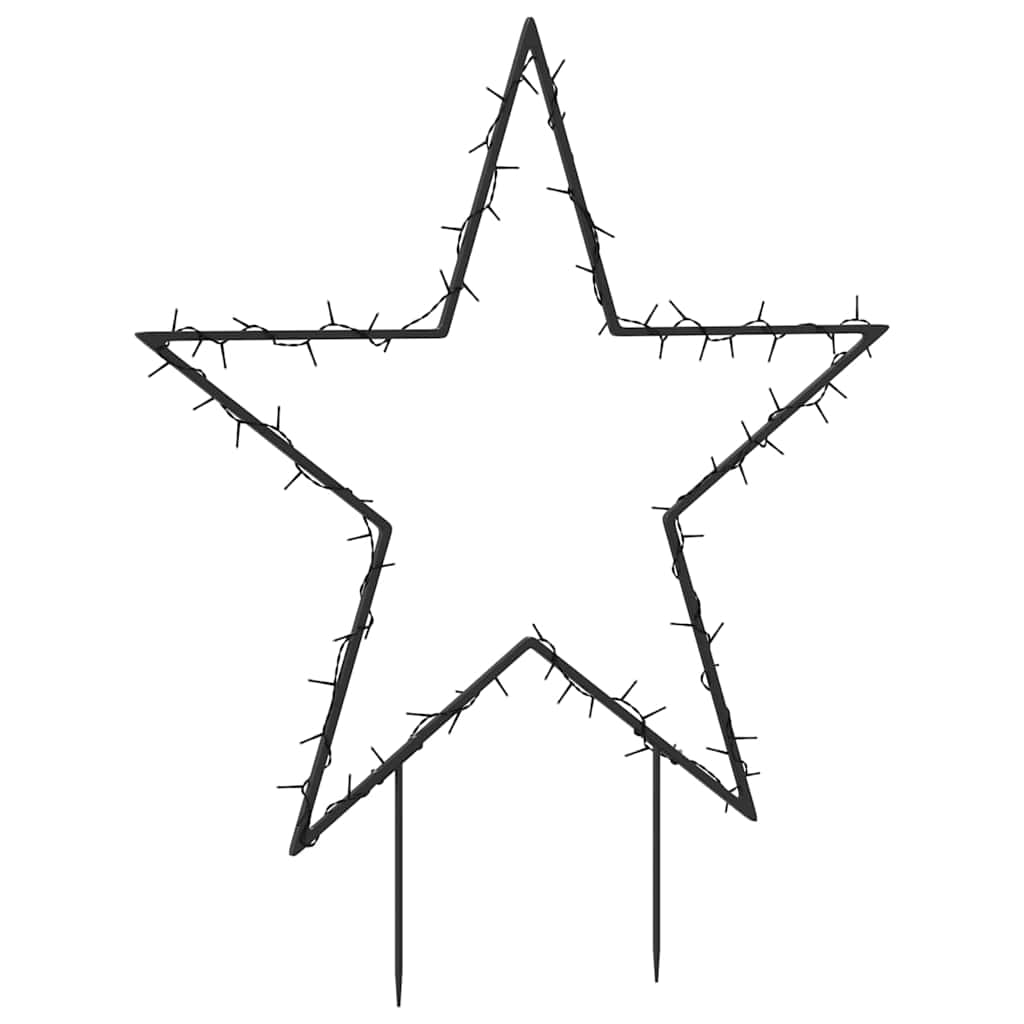 Christmas star light decoration, 80LED, 60cm