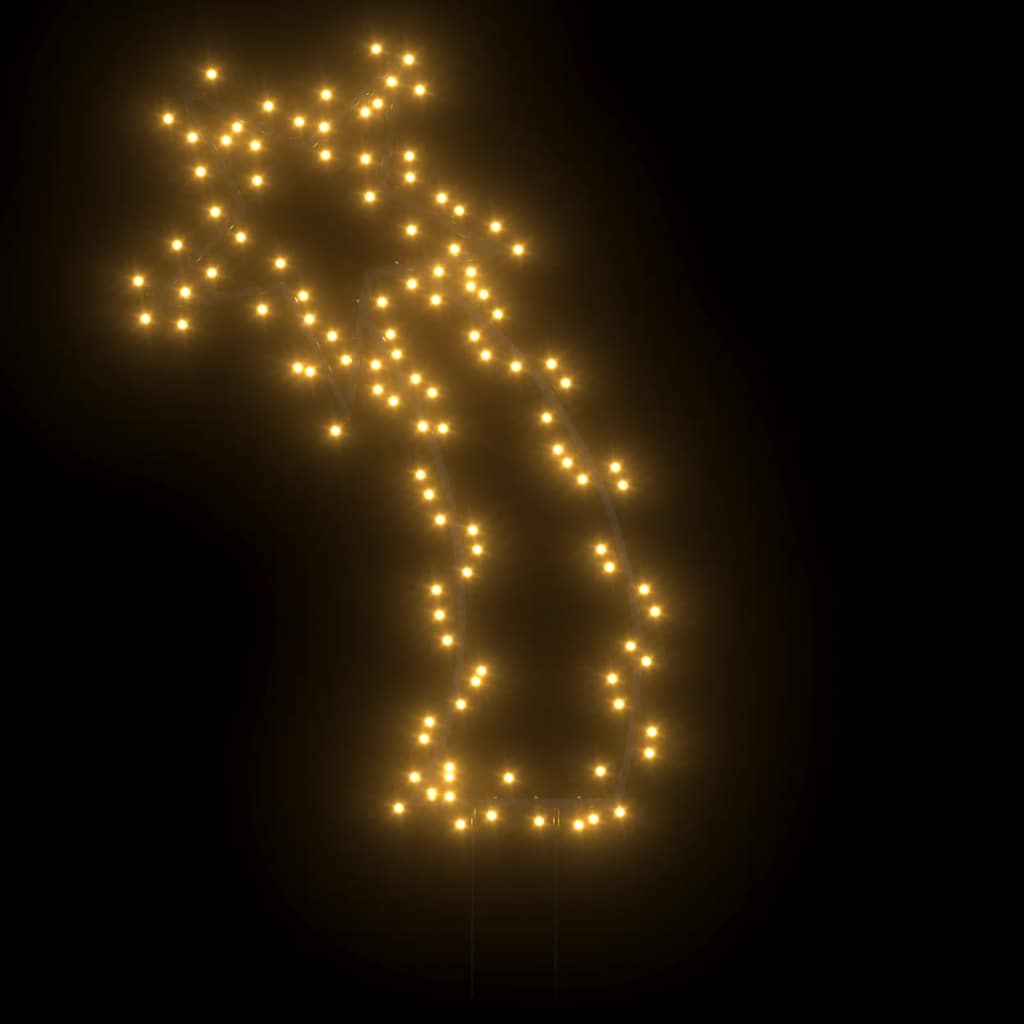 Kalėdinė šviečianti dekoracija meteoras SNOWBEAM, 115LED, 89cm