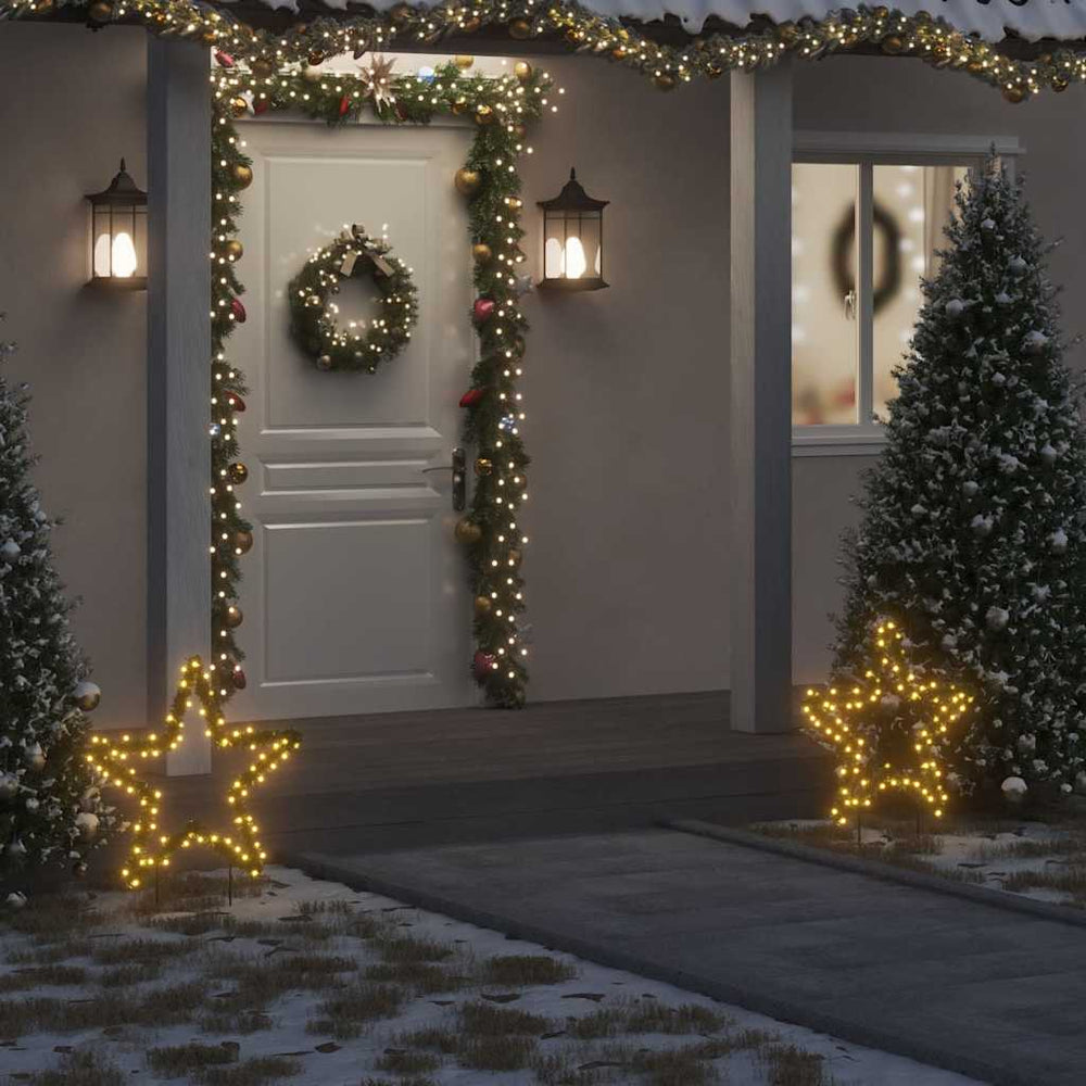 Kalėdinė šviečianti dekoracija žvaigždė SNOWBEAM, 80LED, 60cm