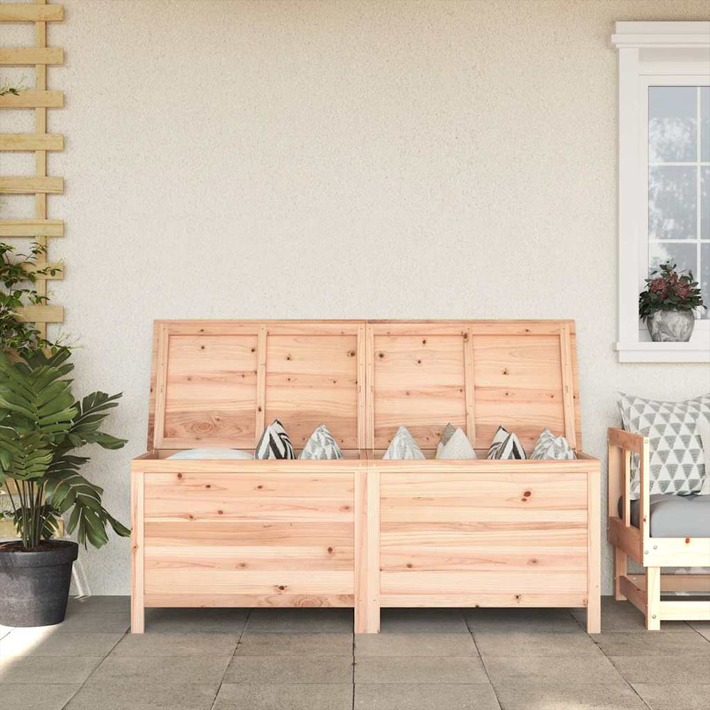 Garden storage box, 150x50x56.5cm, solid spruce wood