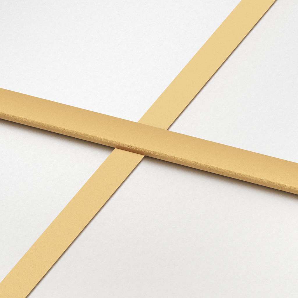 Sliding door, gold, 102.5x205cm, ESG glass/aluminium
