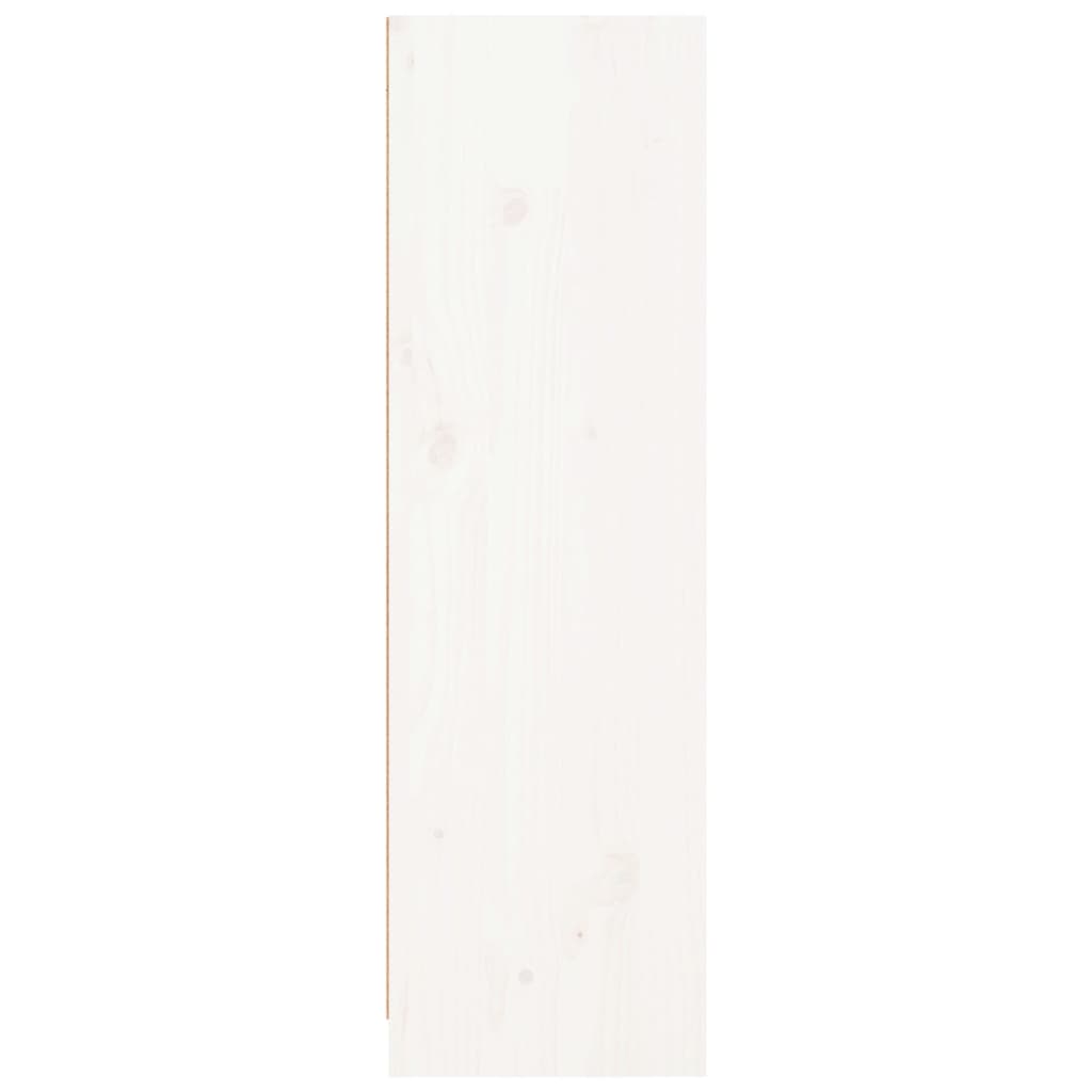 Knygų spinta, balta, 70x33x110cm, pušies medienos masyvas