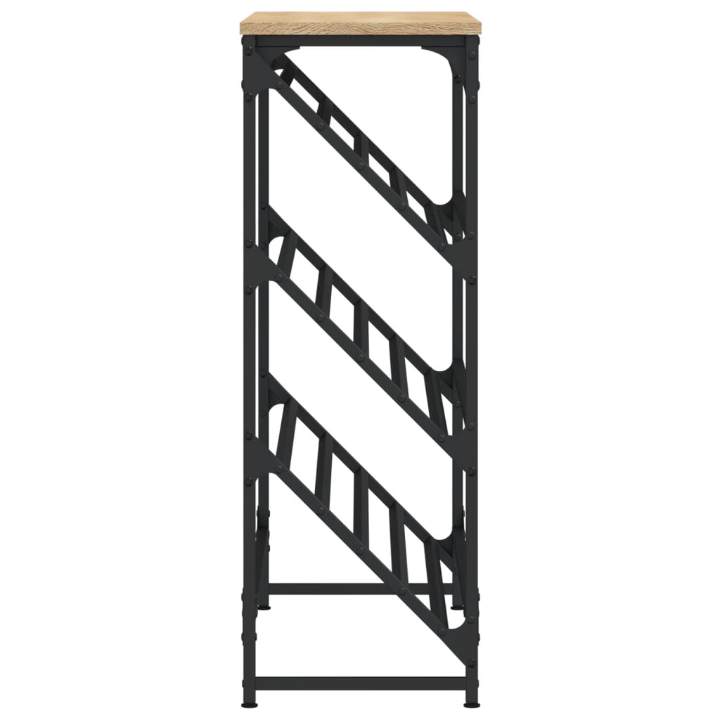 Shoe rack, Sonoma oak, 90x30x85cm, engineered wood