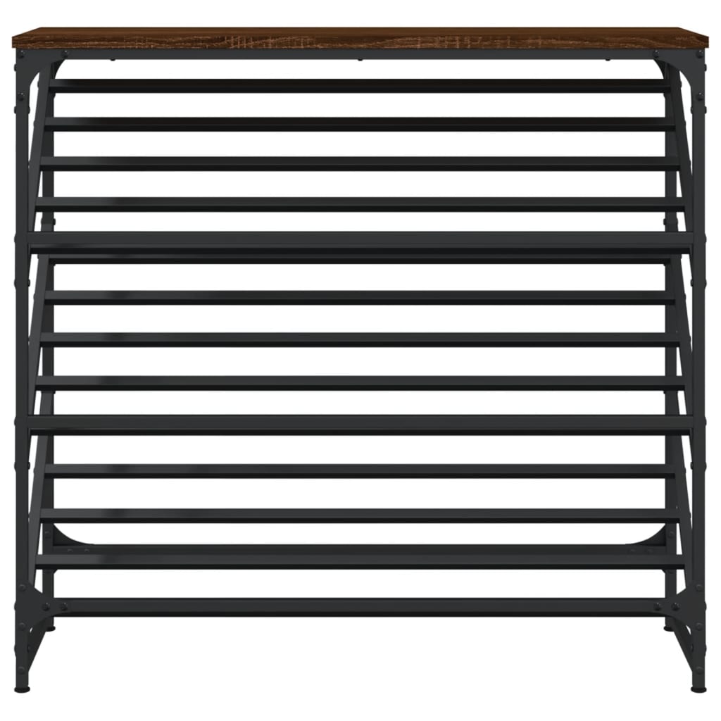 Apavu plaukts, brūns ozols, 90x30x85cm, apstrādāta koksne