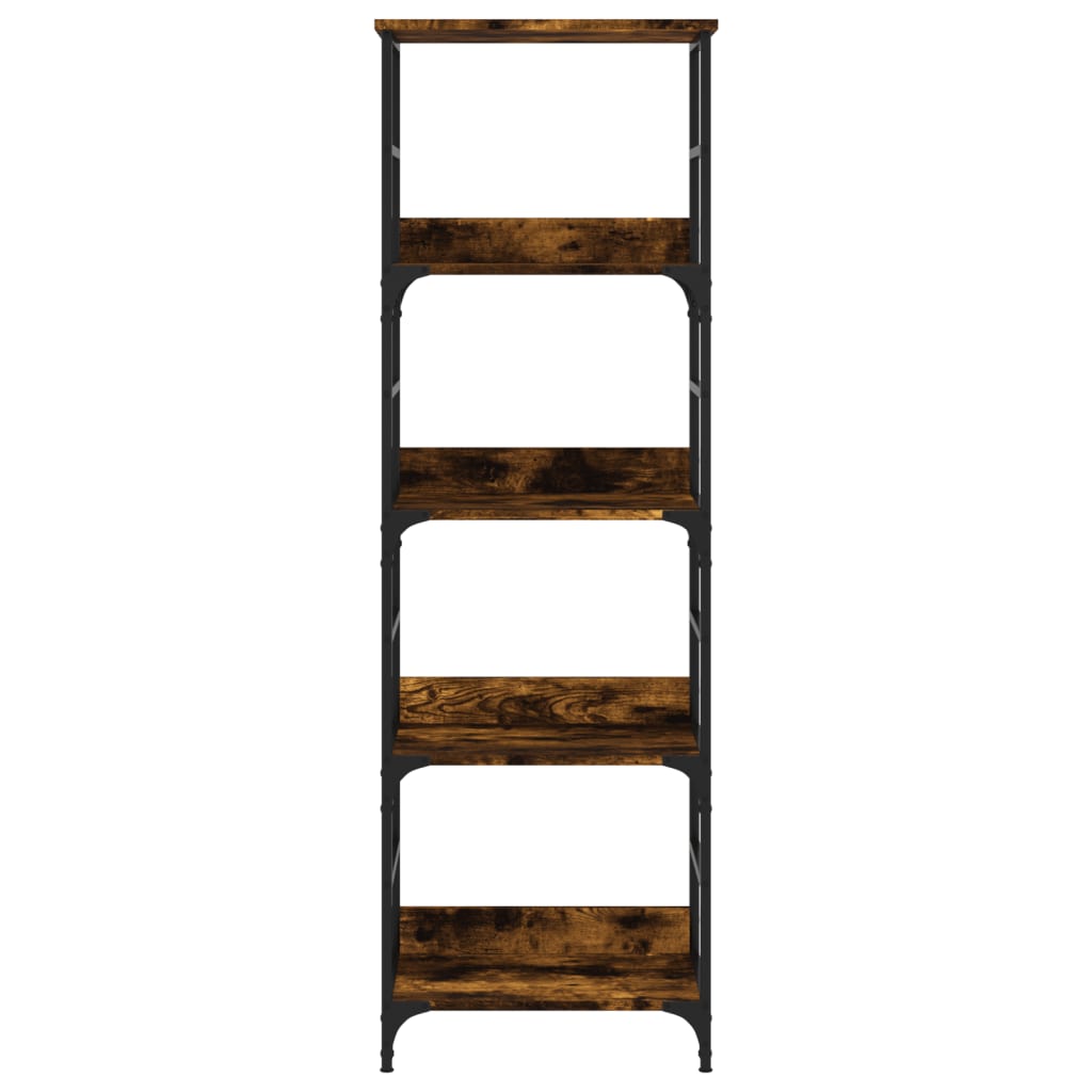 Bookcase, smoky oak, 50x33x153cm, engineered wood