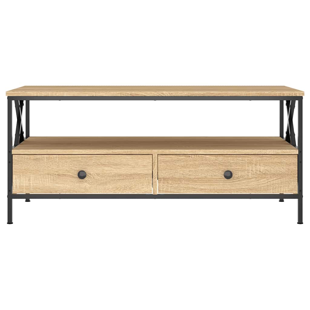 Coffee table, sonoma oak, 100x51x45cm, engineered wood