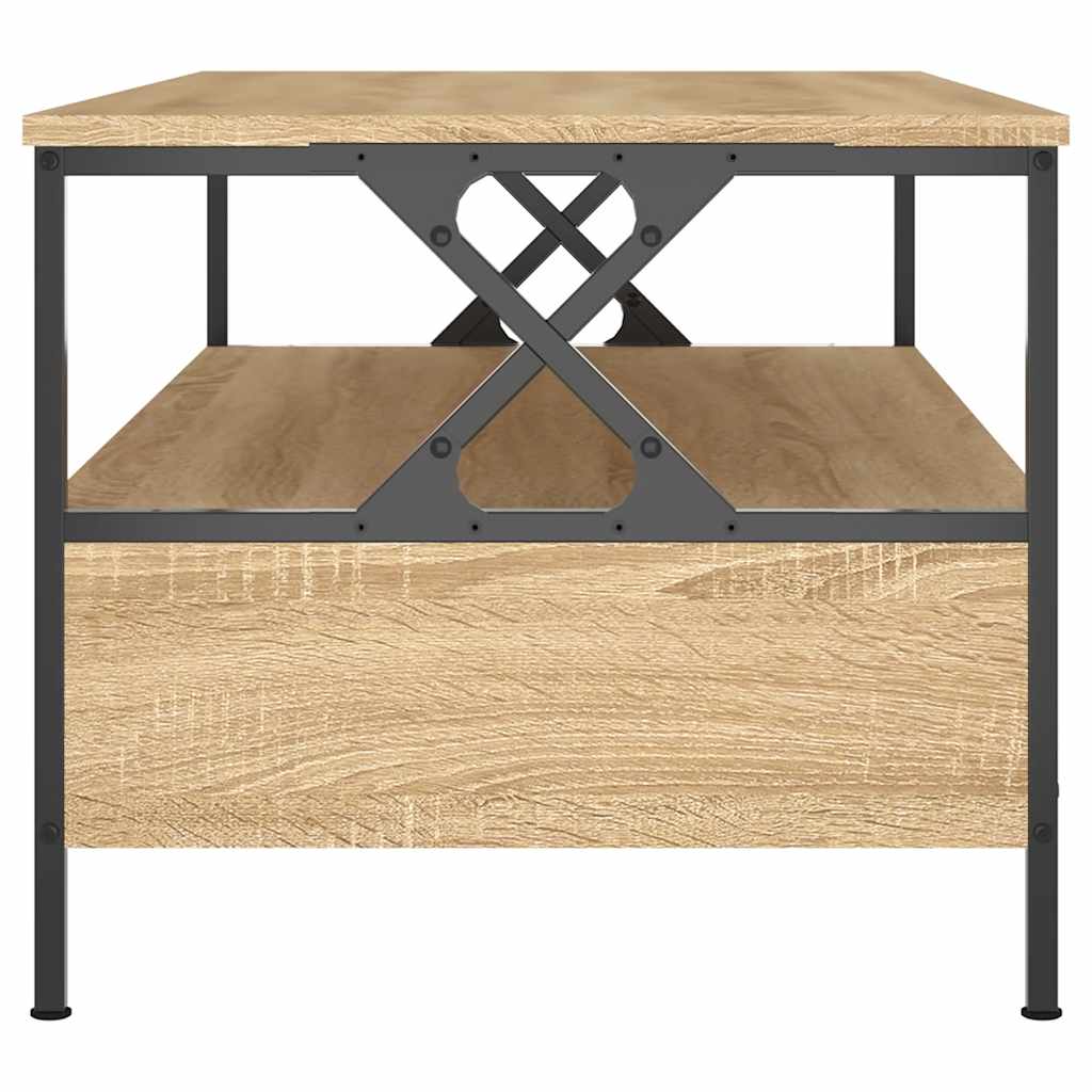 Coffee table, sonoma oak, 100x51x45cm, engineered wood