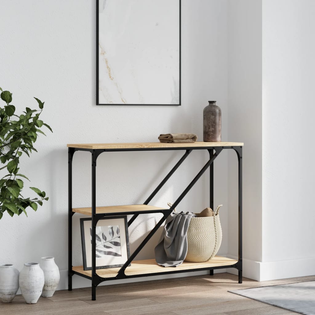 Console table KARL, oak wood