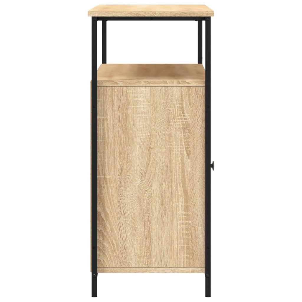 Sānu skapītis, ozolkoka sonoma, 100x35x80cm, inženierijas koksne