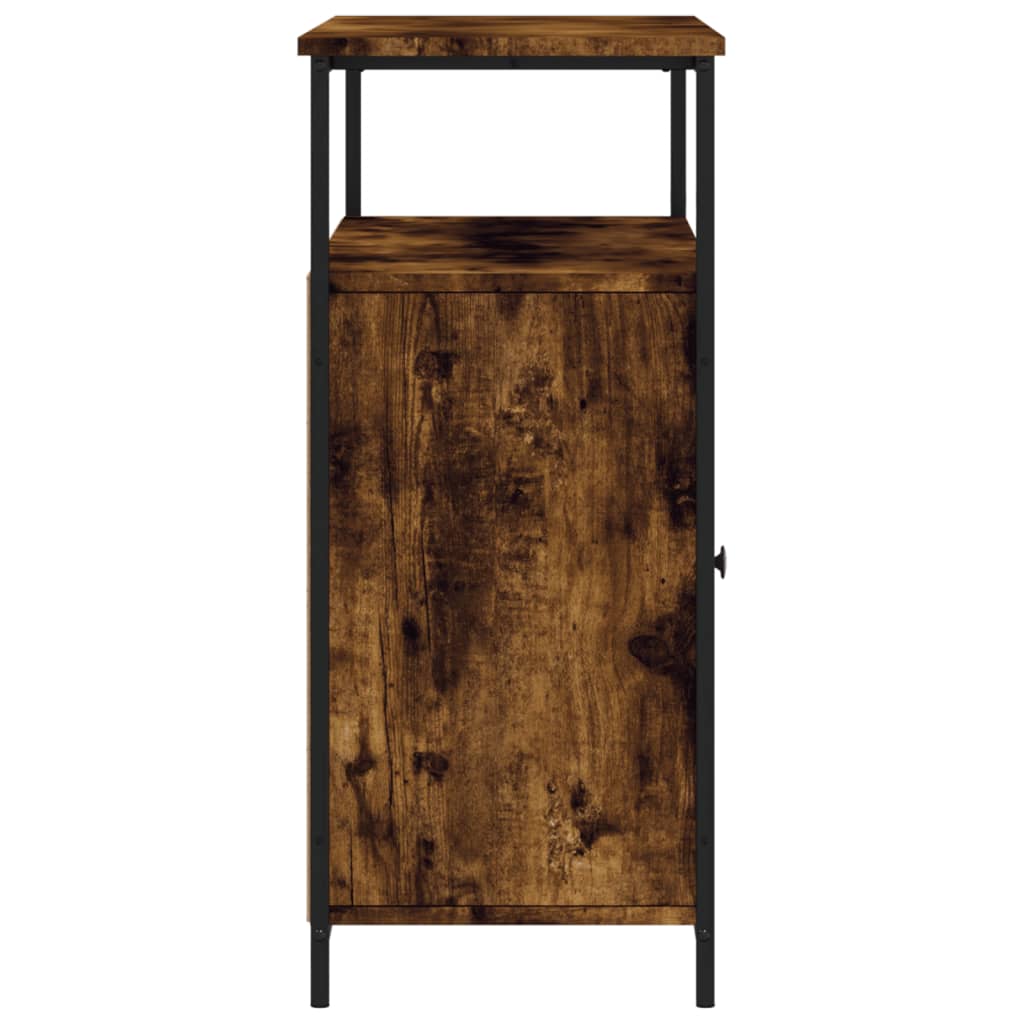 Sideboard, smoked oak, 100x35x80cm, engineered wood
