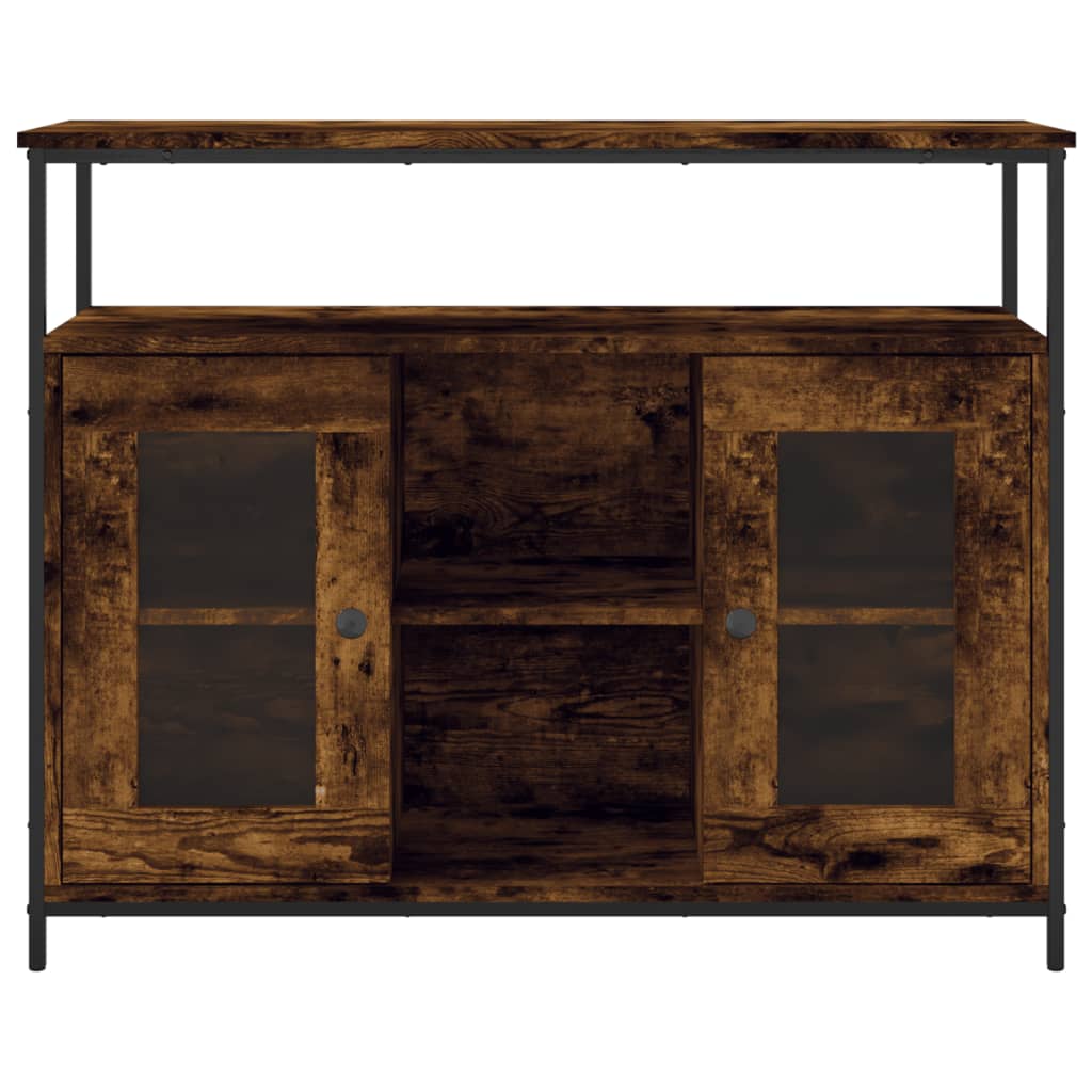 Sānu skapītis, dūmu ozols, 100x35x80cm, apstrādāta koksne