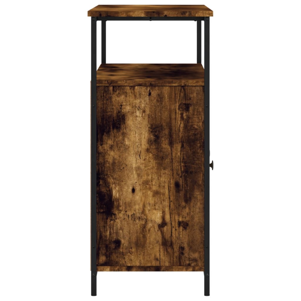 Sānu skapītis, dūmu ozols, 100x35x80cm, apstrādāta koksne