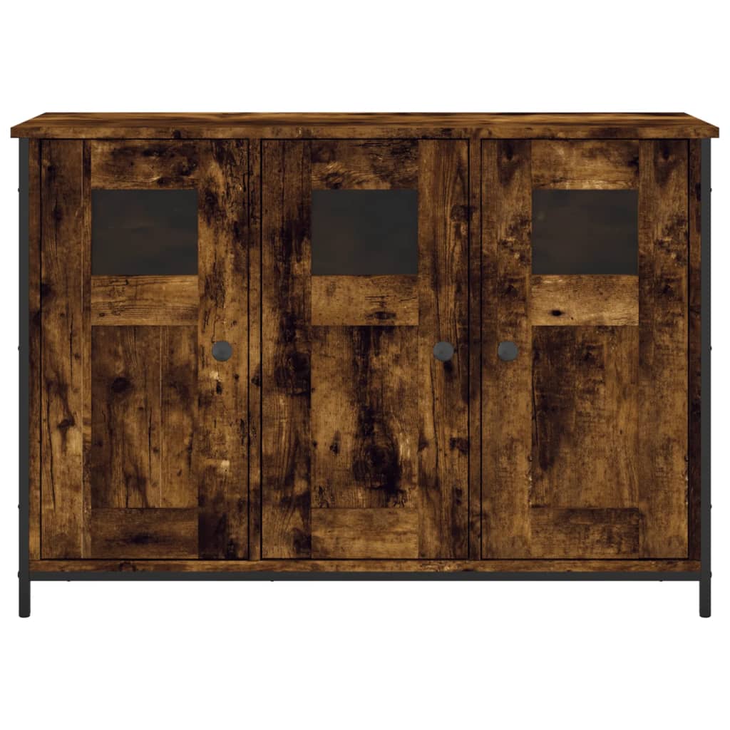 Šoninė spintelė, dūminio ąžuolo, 100x35x70cm, apdirbta mediena