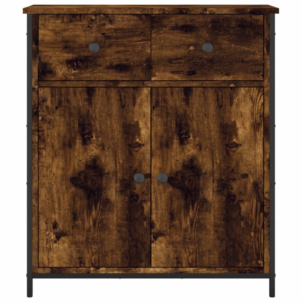 Sānu skapītis, dūmu ozols, 70x30x80cm, apstrādāta koksne