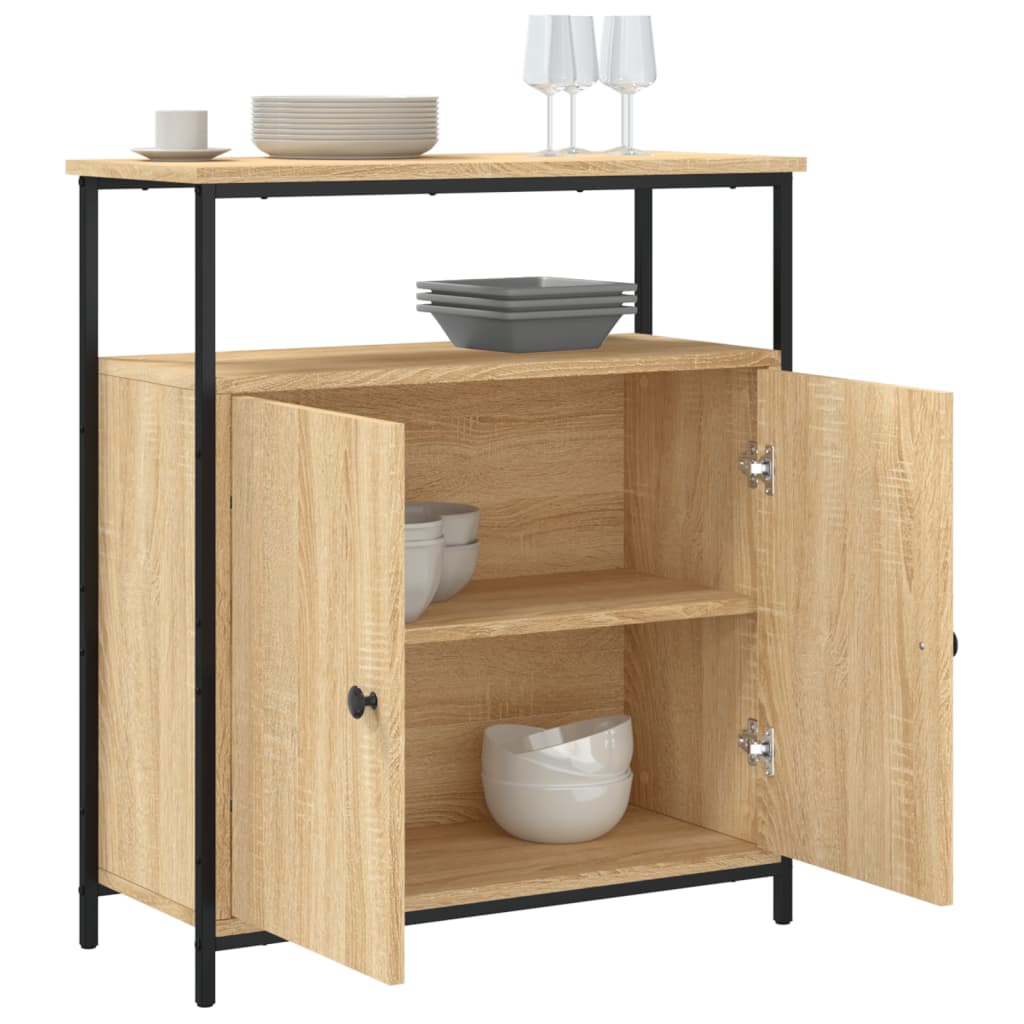 Sideboard, Sonoma oak, 70x30x80cm, engineered wood