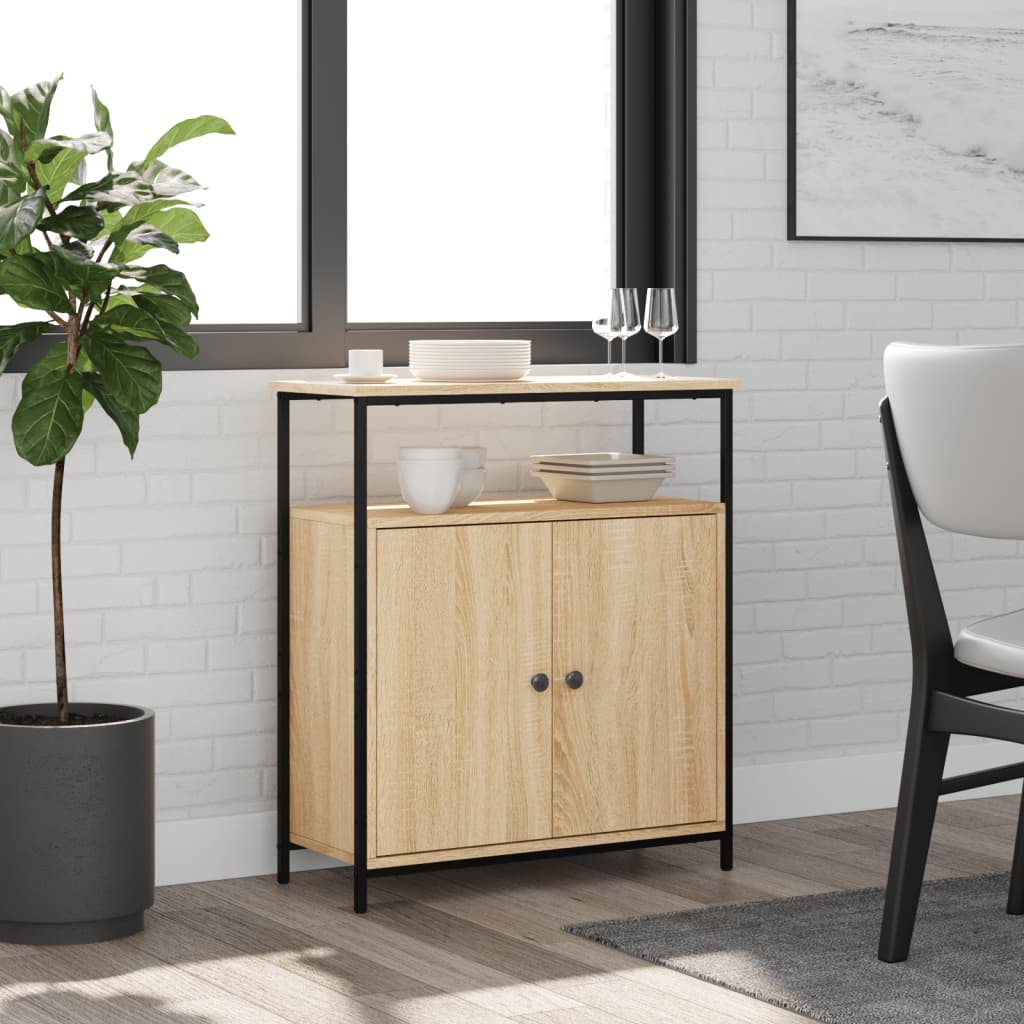 Sideboard, Sonoma oak, 70x30x80cm, engineered wood