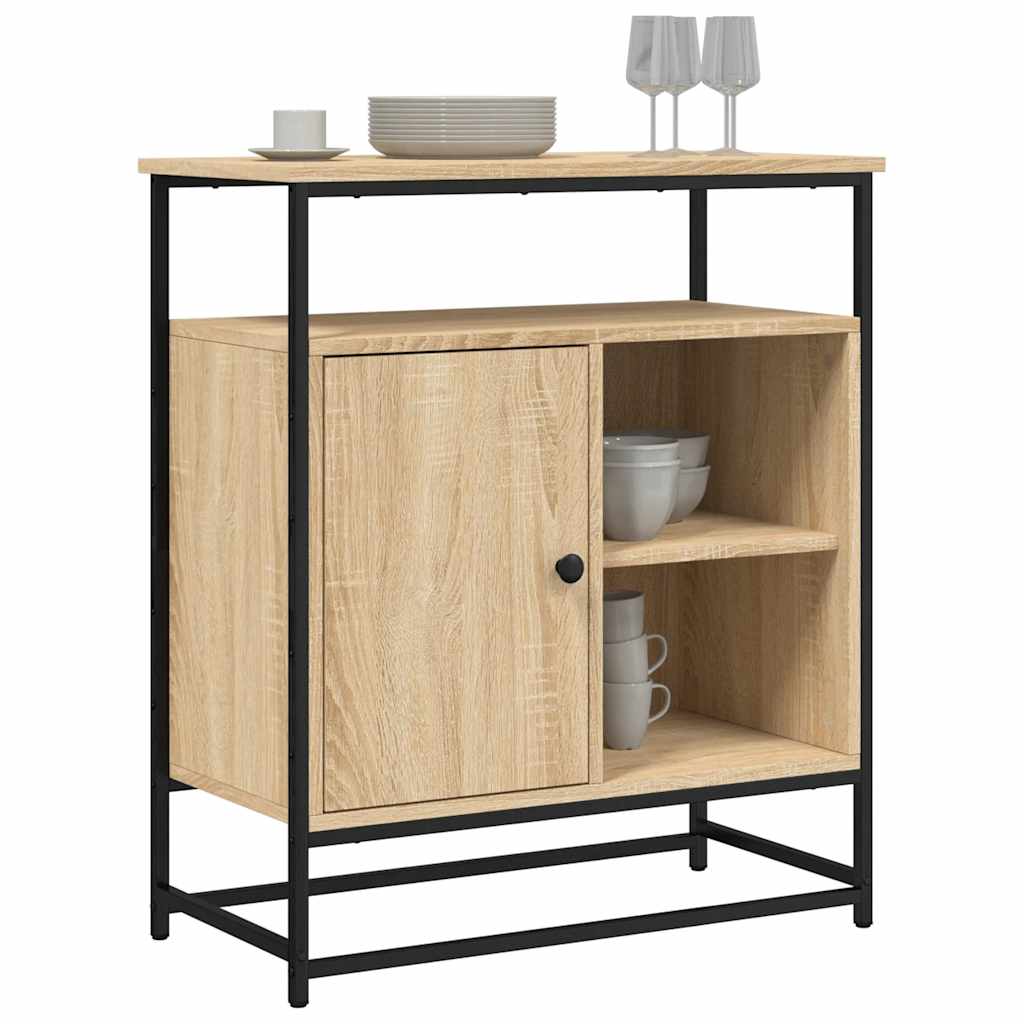 Sideboard, sonoma oak, 69x35x80cm, engineered wood
